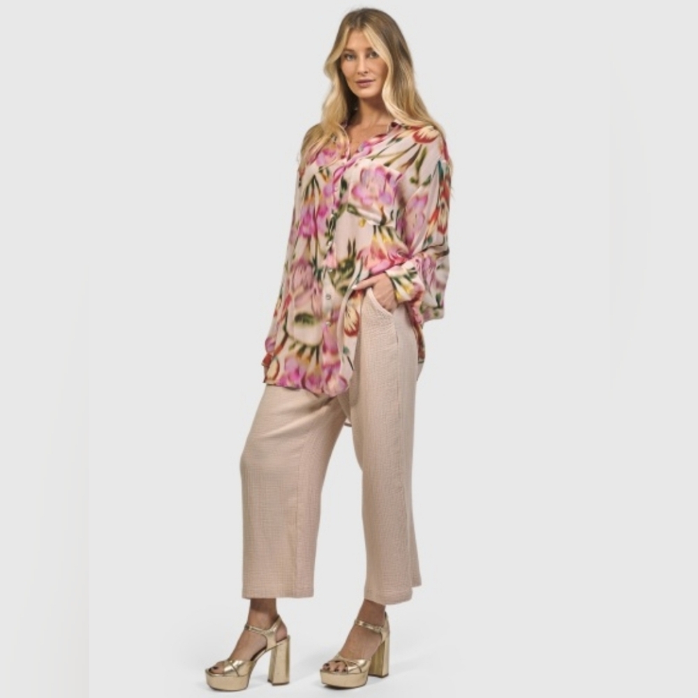 NWT Alembika Azalea Button Down Top size X-small